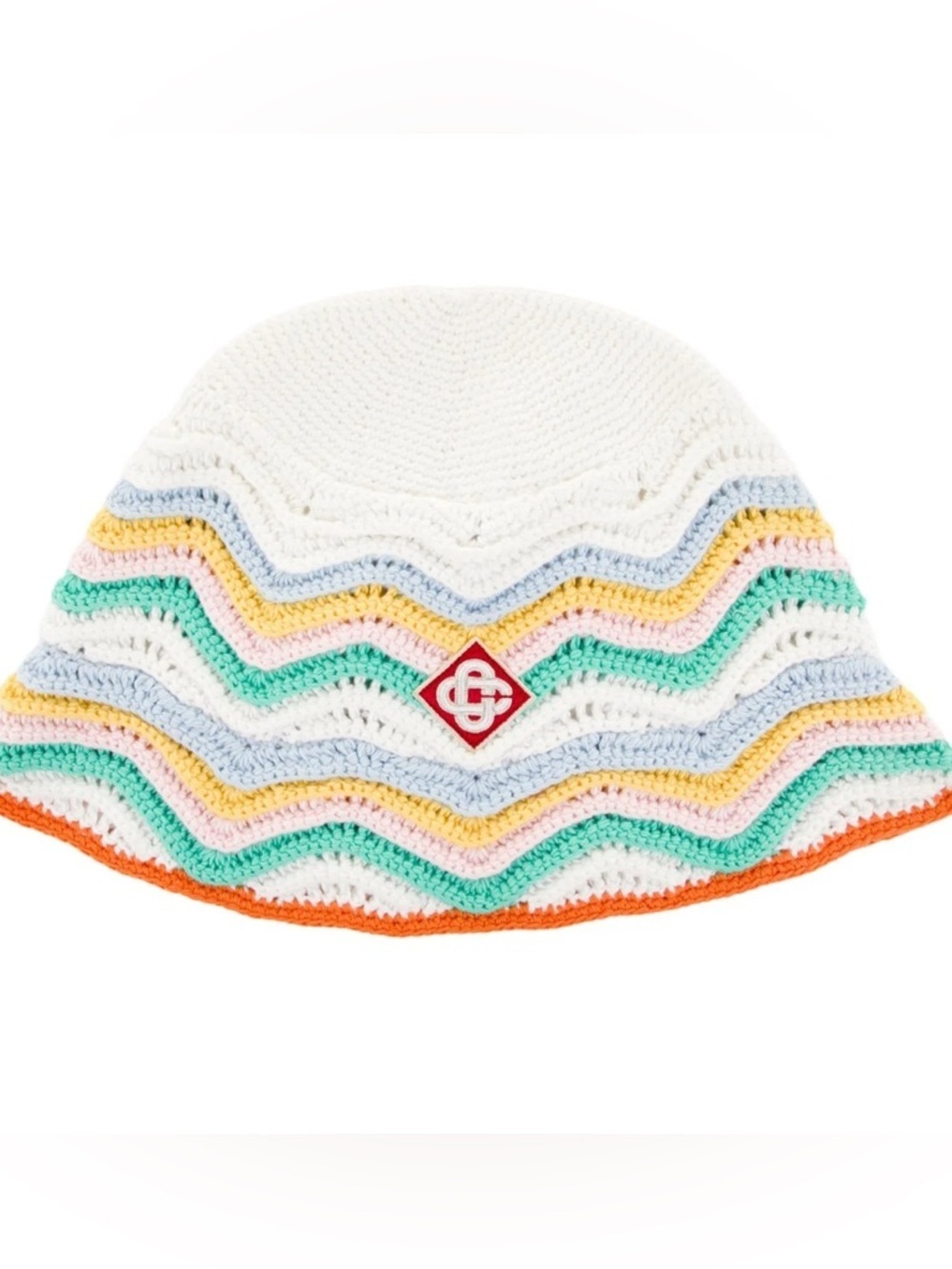 Casablanca Crochet Hat knit multi NWT